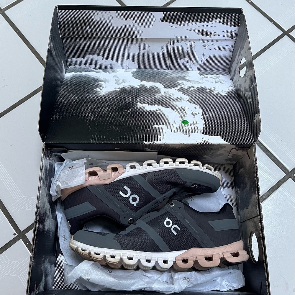 On Cloudflow II Running Shoes - Rock/Rose